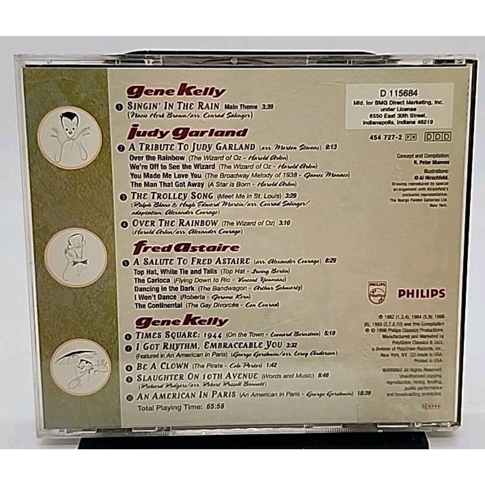 The Salute Gene Kelly, Fred Astair, Judy Garland by Boston Pops Orchestra (CD)