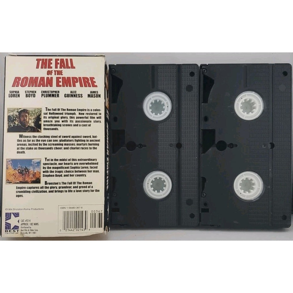 The Fall of the Roman Empire (VHS, 1999, 2-Tape Set)