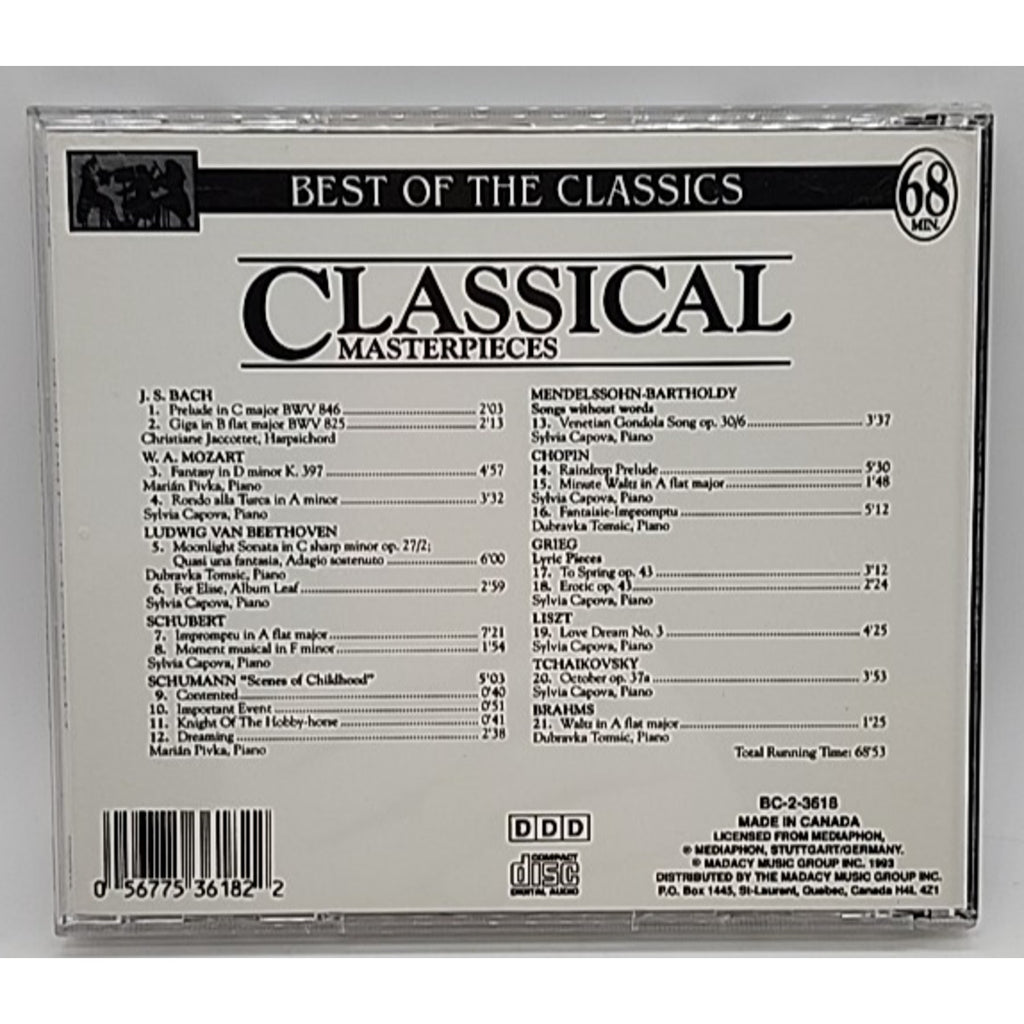 Classical Masterpieces by Classical Masterpieces (CD, 1994)