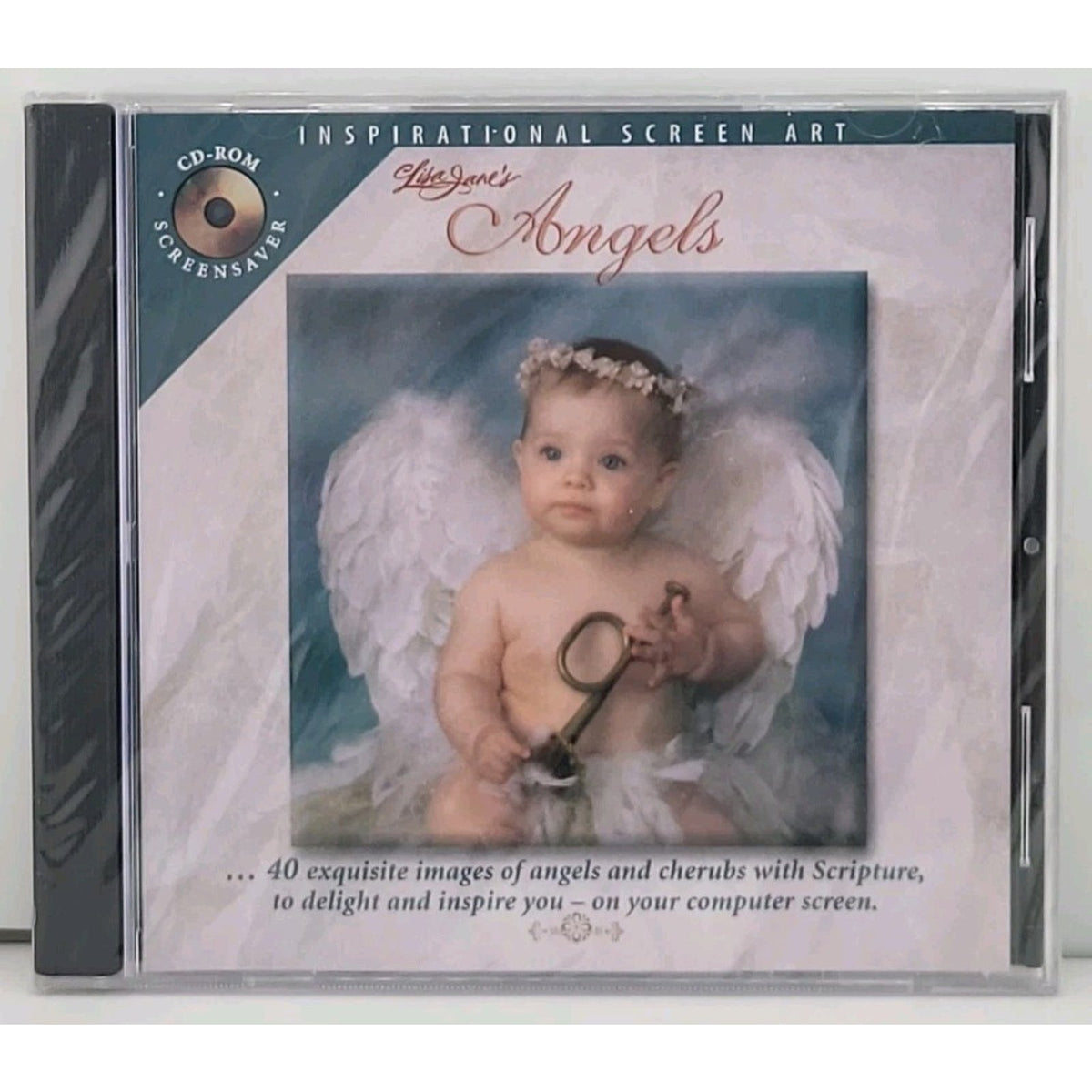 Lisa Jones Angels Inspirational Screen Art CD ROM *Brand New*