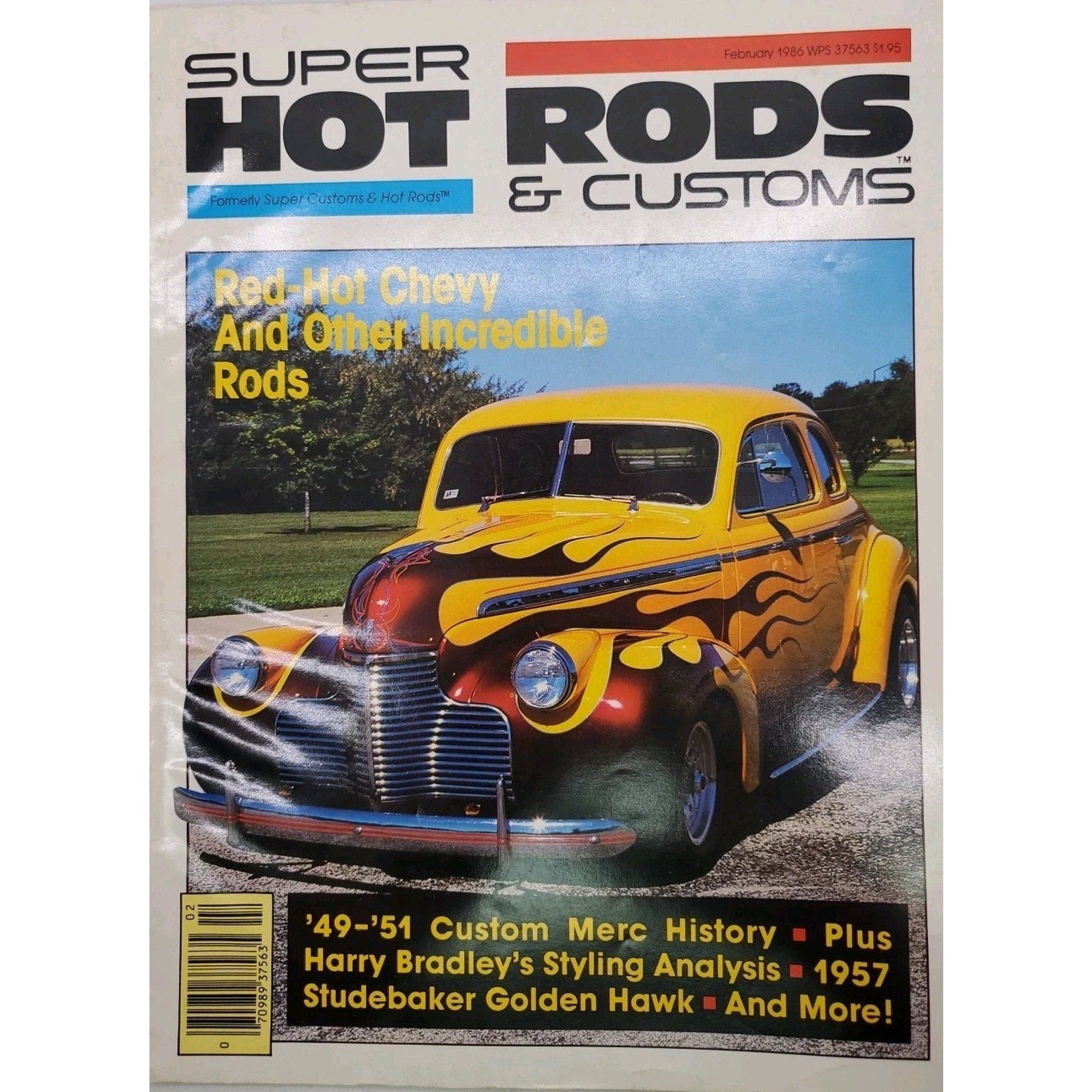 Super Hot Rods & Customs Magazine February 1986