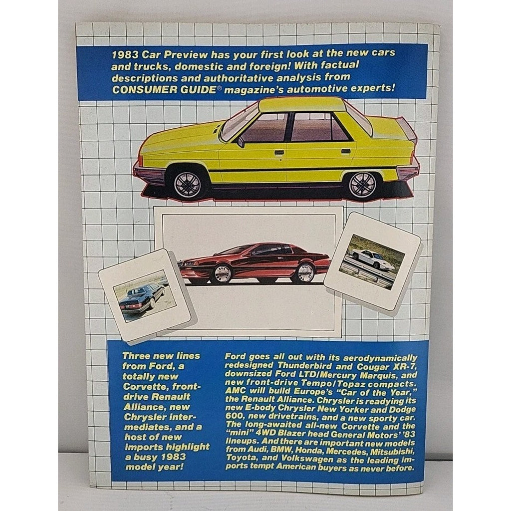 Consumer Guide 83 Car Preview Sept 82