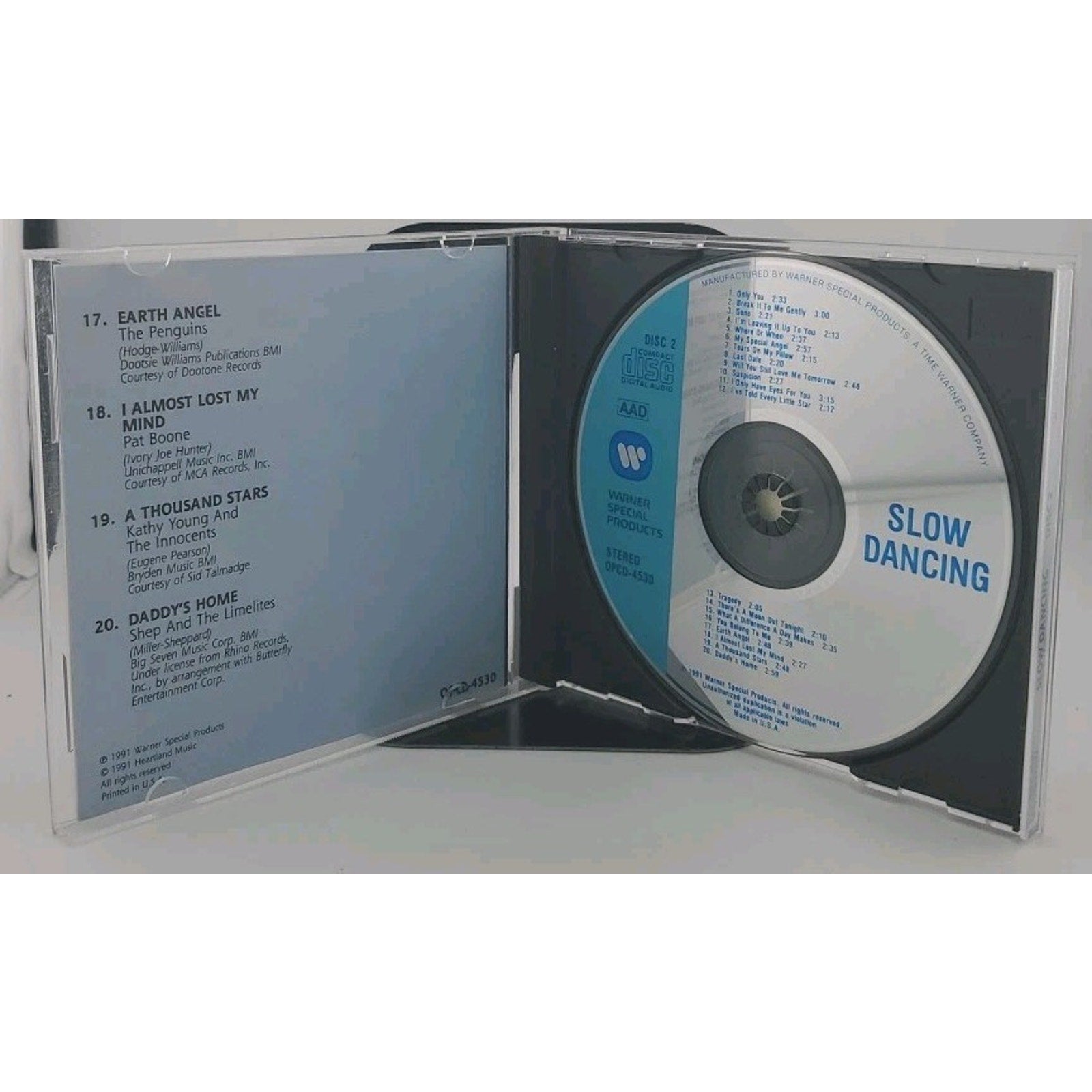 Slow Dancing Disc 2 CD - Warner Special Products 1991 - Music Compact w/ Case