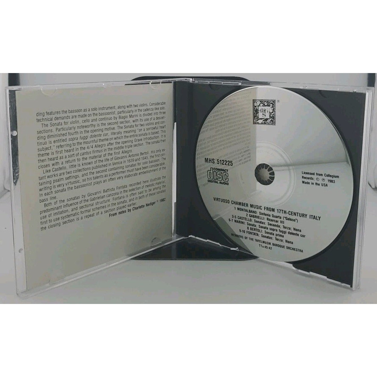Virtuoso Chamber Music From 17th Century Italy (CD)