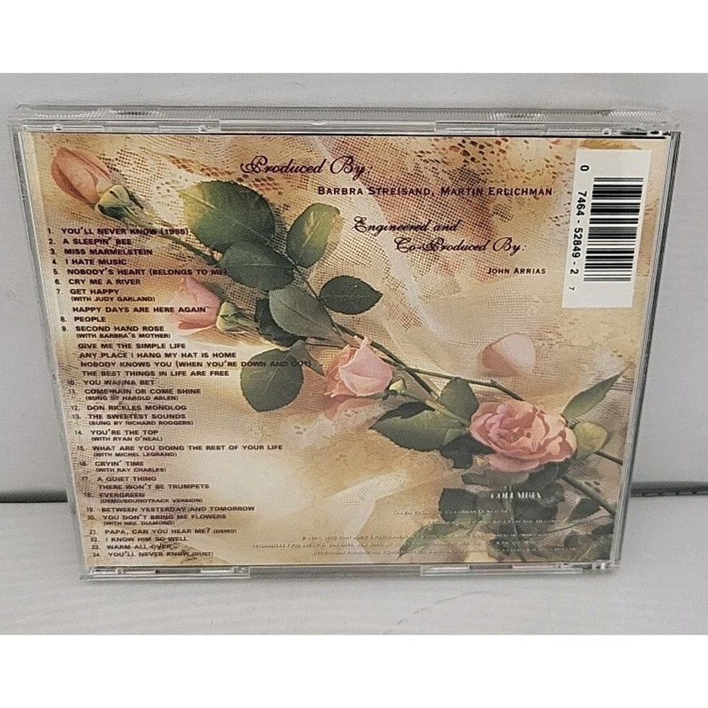Just for the Record Highlights by Barbra Streisand (CD, 1992)