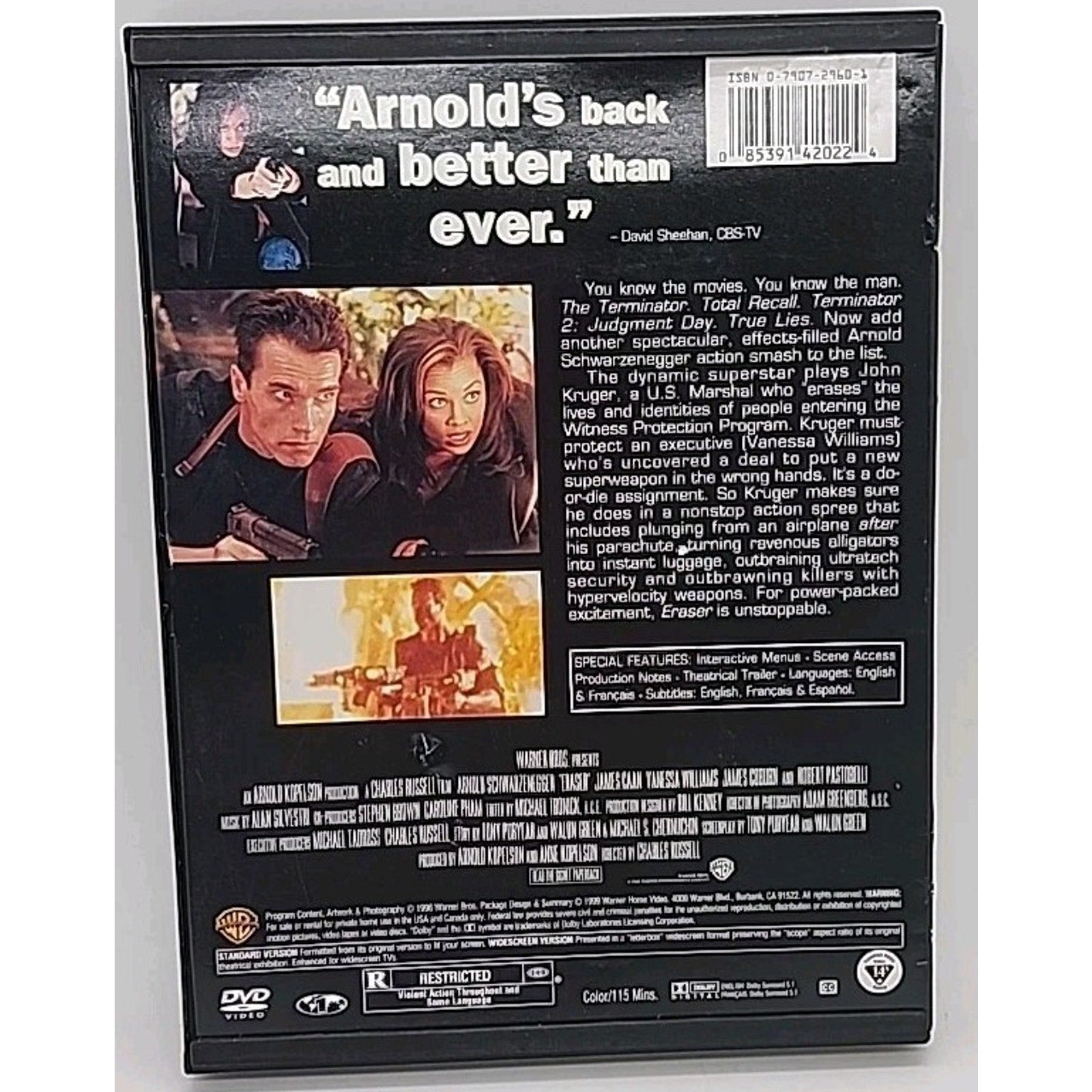 Eraser (DVD, 1996)