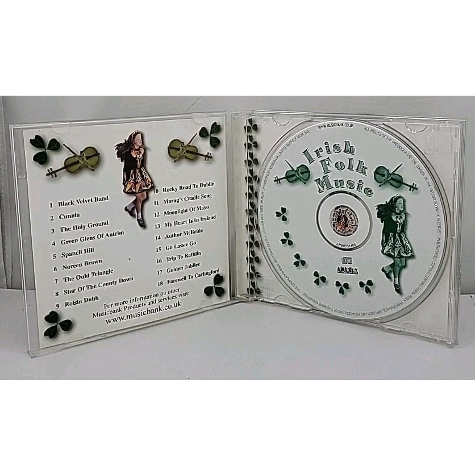 Irish Folk Music Various Artists Rare 18 Track Irish Folk CD