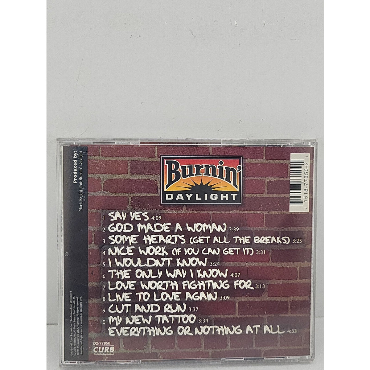 Burnin' Daylight by Burnin' Daylight (CD, Apr-1997, Curb)