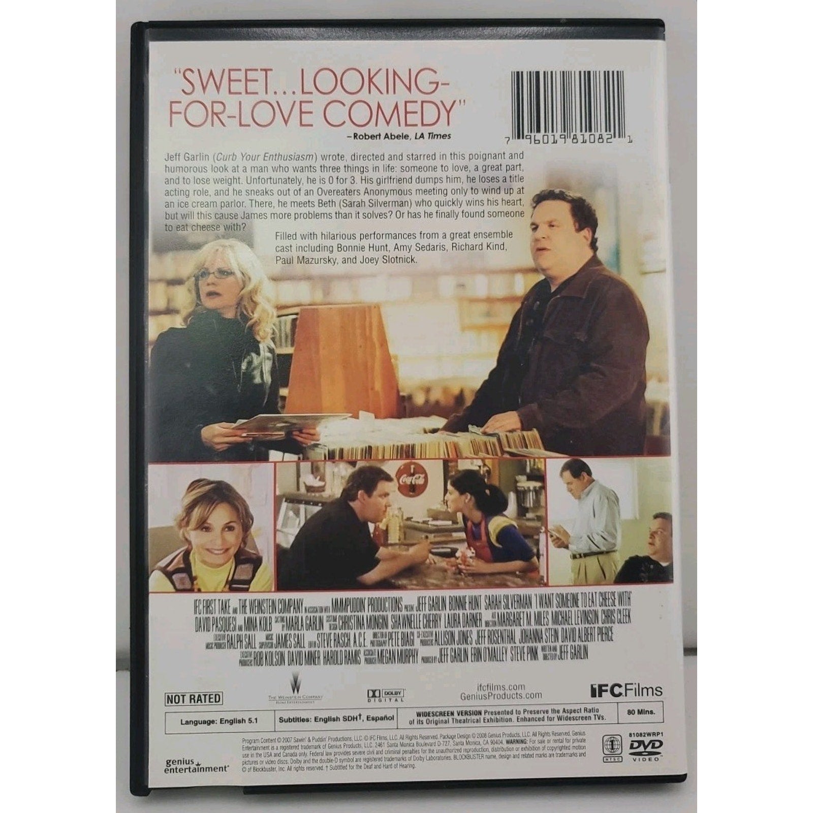 I Want Someone To Eat Cheese With (DVD Blockbuster Exclusive)