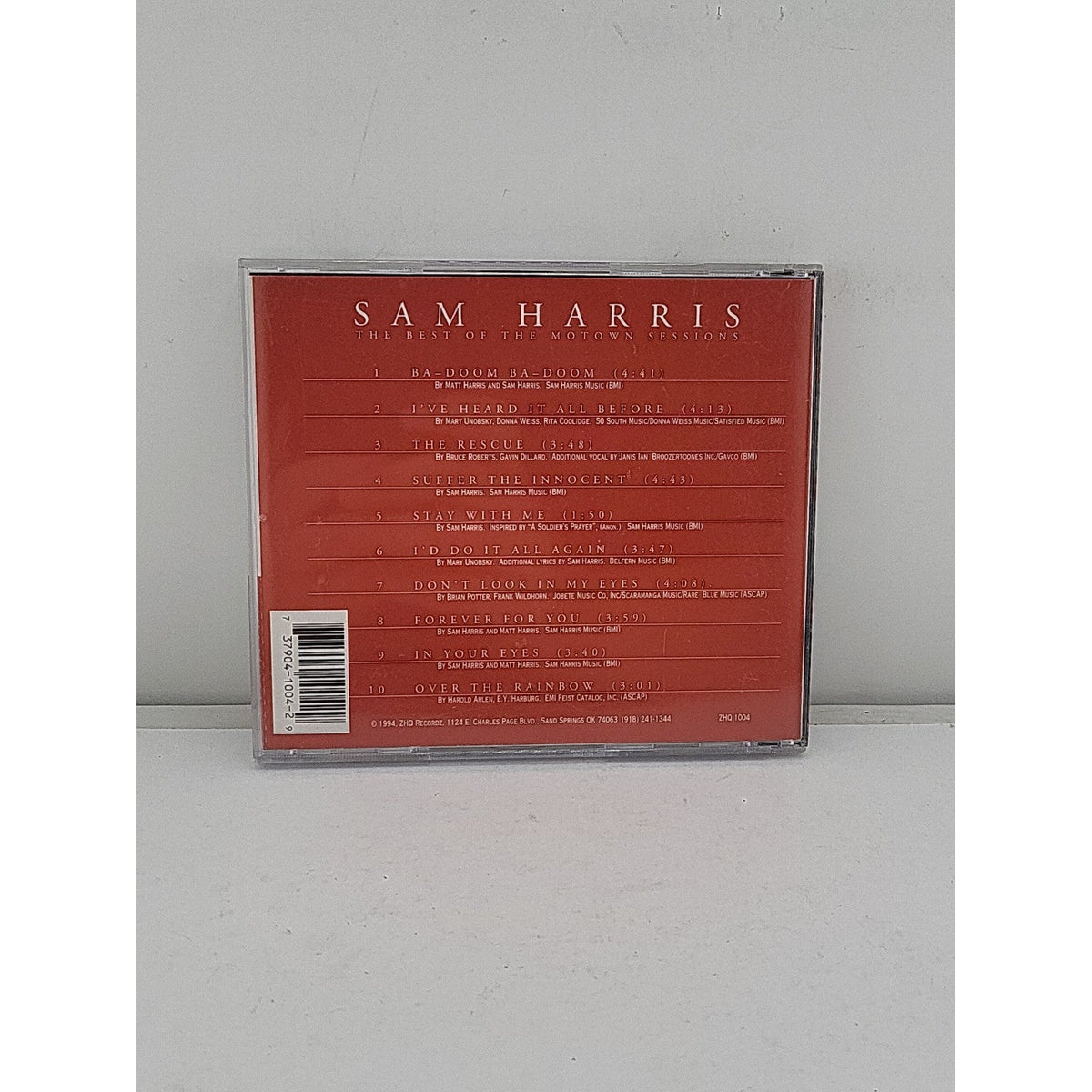 Sam Harris CD The Best of Motown Sessions