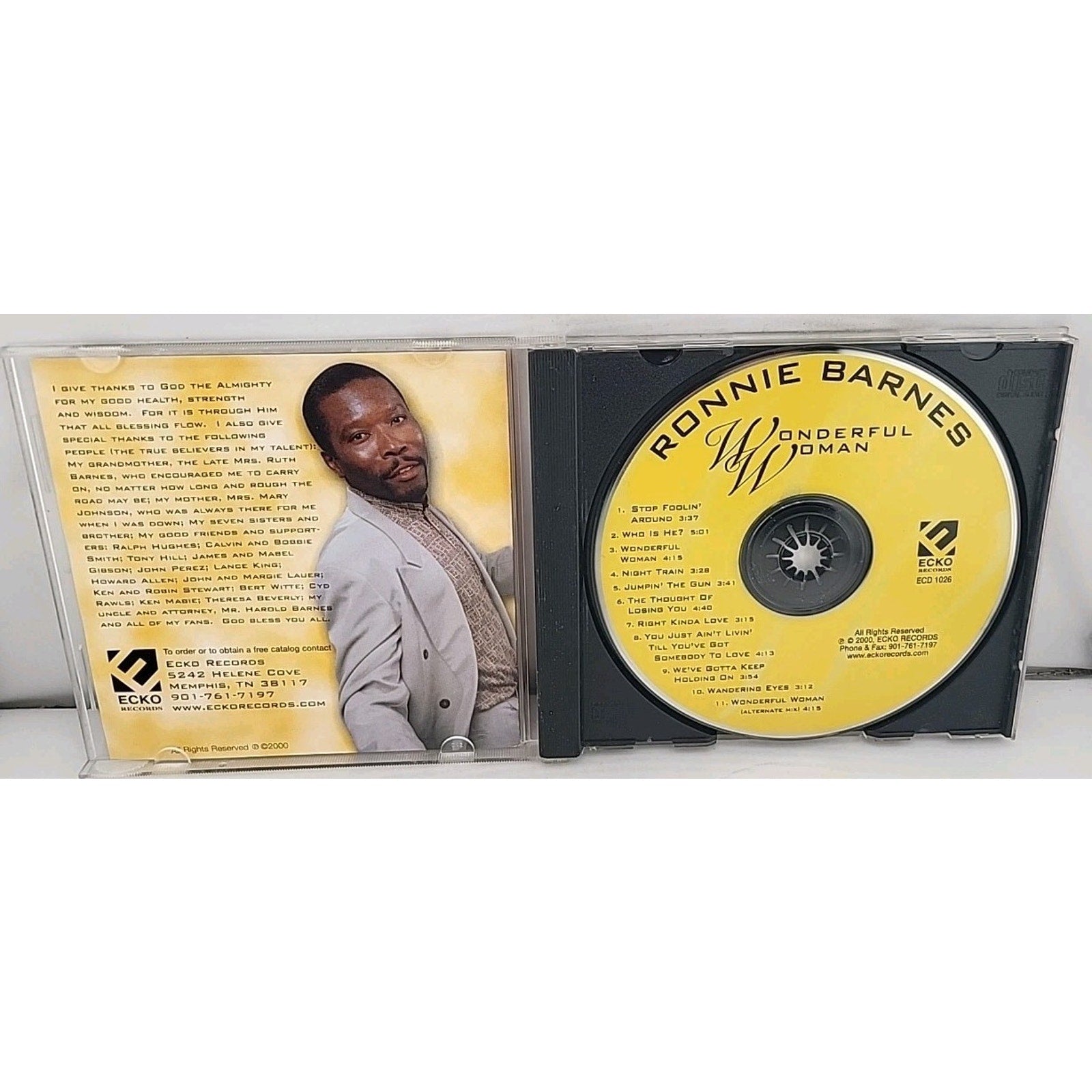 Wonderful Woman by Barnes, Ronnie (CD, 2000)