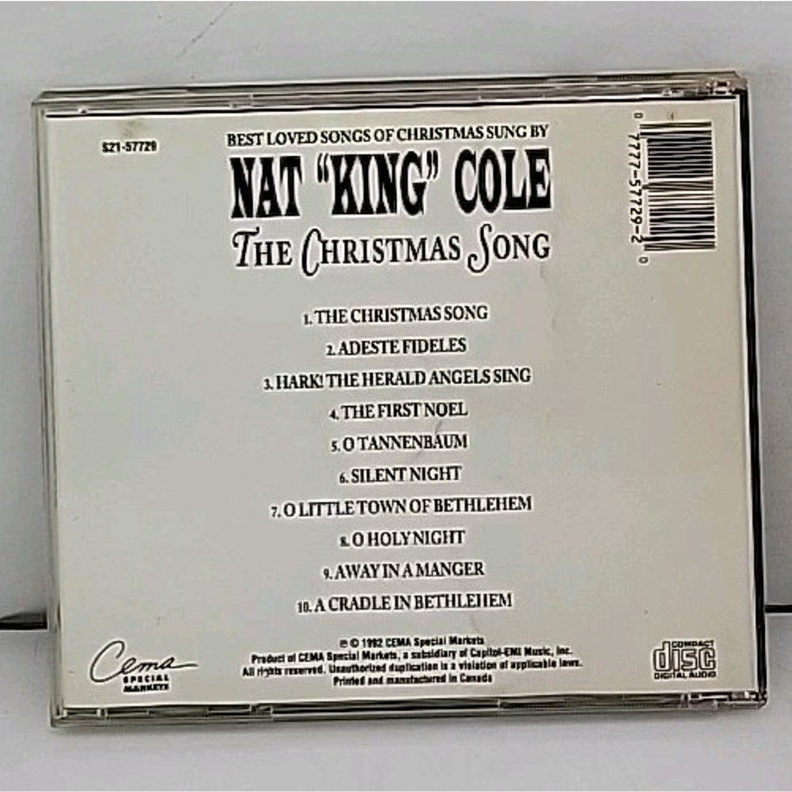 Christmas Song by Nat King Cole (CD, 1995)