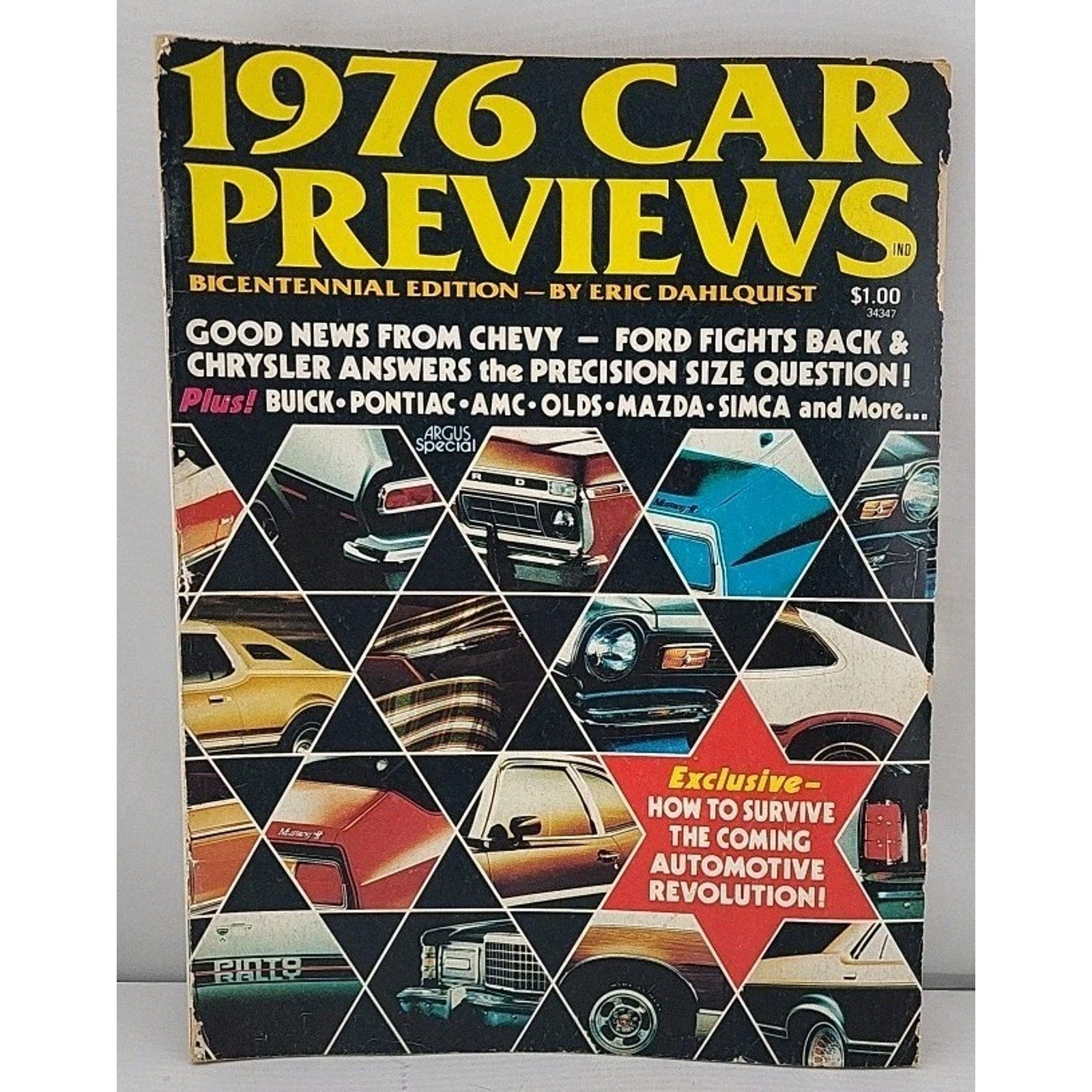 1976 Car Previews Magazine - Bicentennial Edition