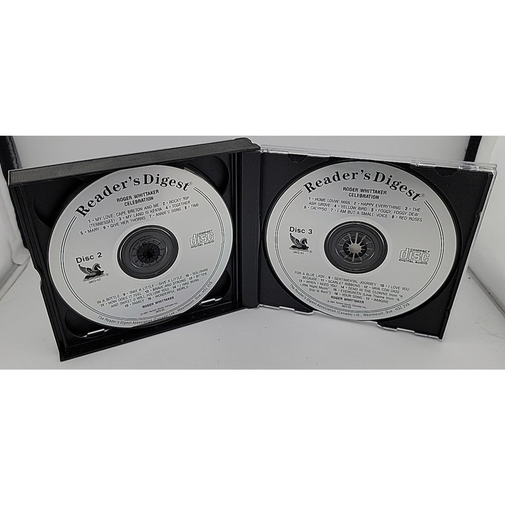 Reader's Digest Roger Whittaker Celebration 3 CD Set