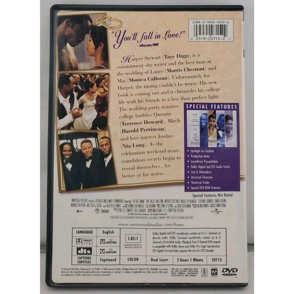 The Best Man (DVD, 1999)