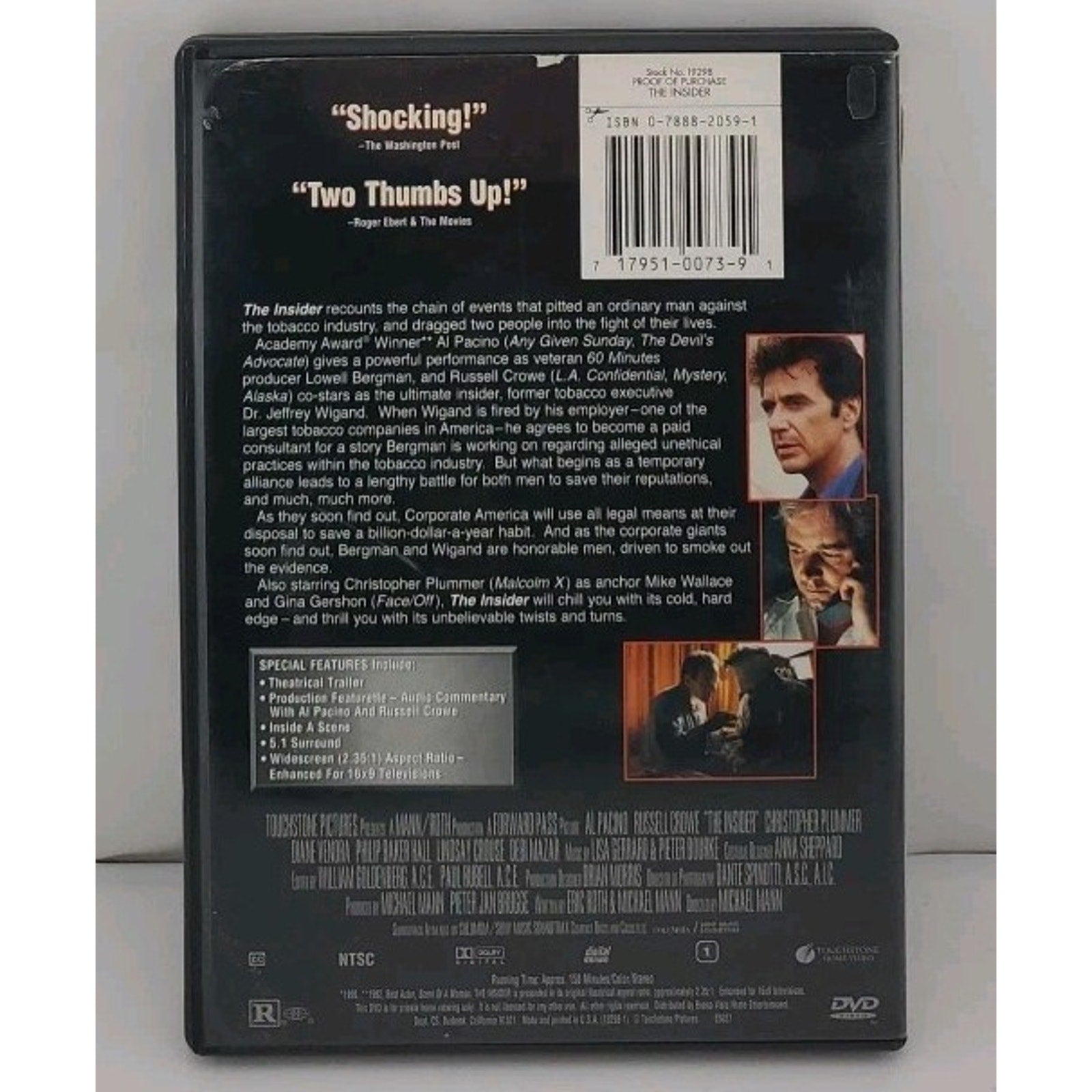 The Insider (DVD, 1999)