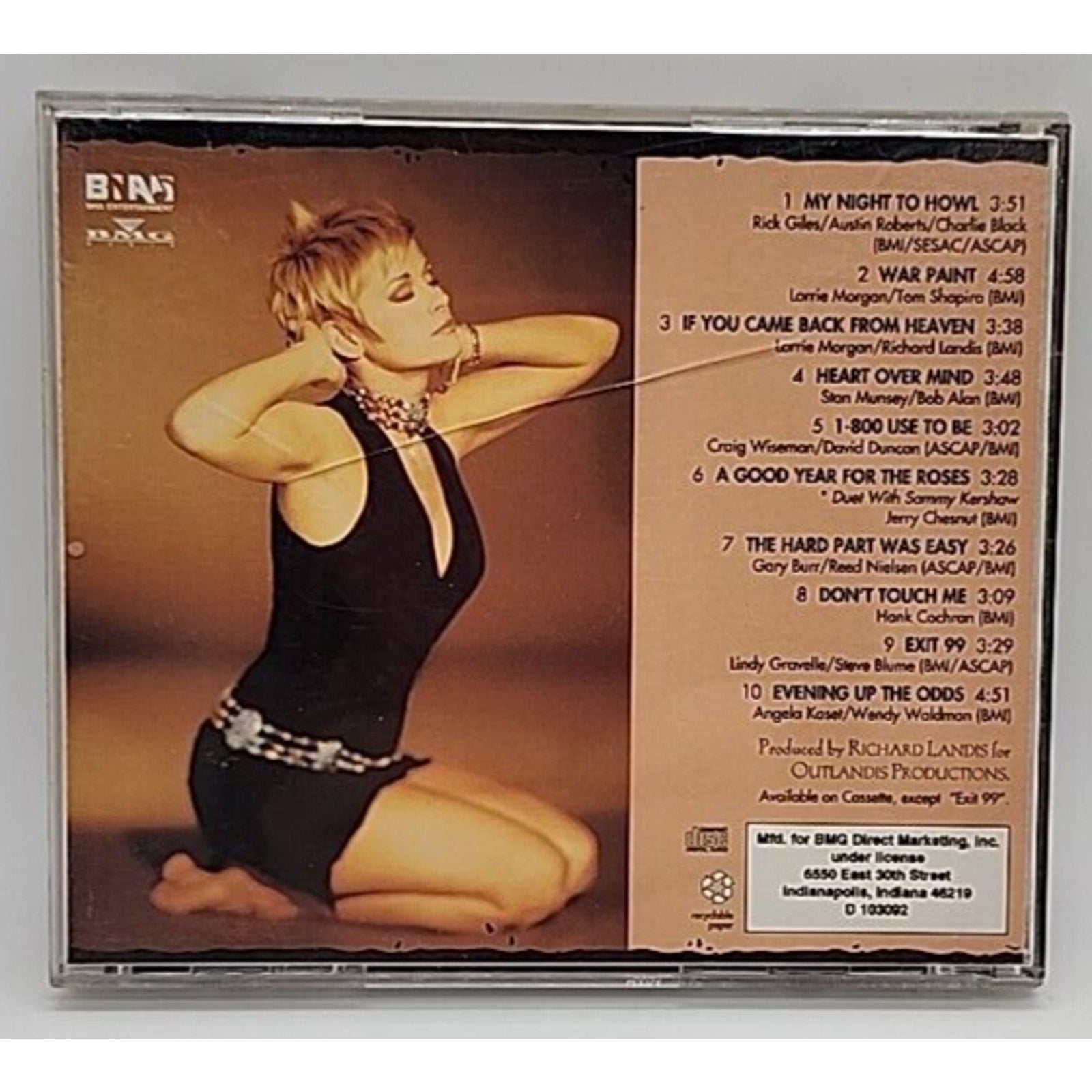 Lorrie Morgan - War Paint CD, 1994, BMG