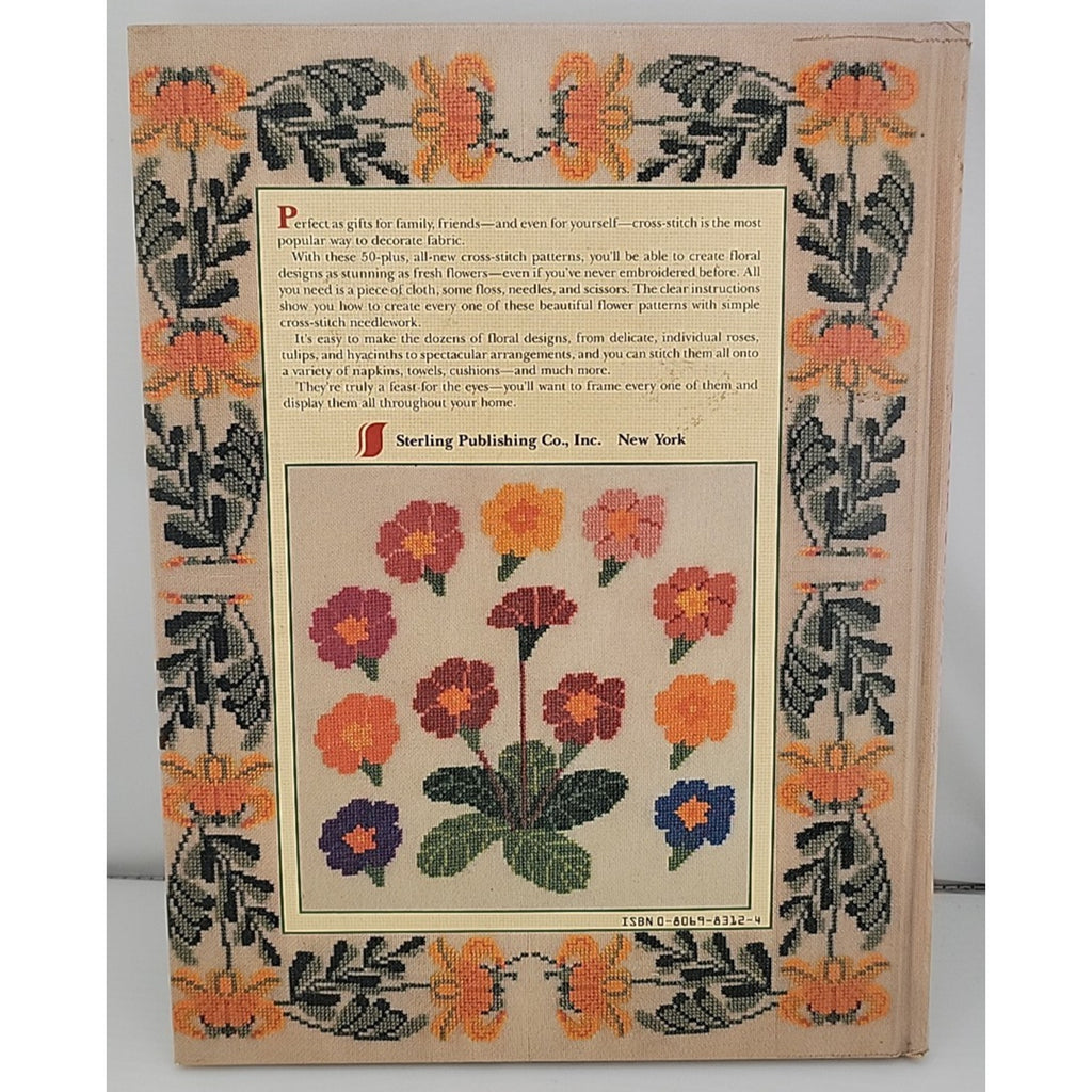 Floral Cross-Stitch Paperback Eleonore Gross-Ekowski
