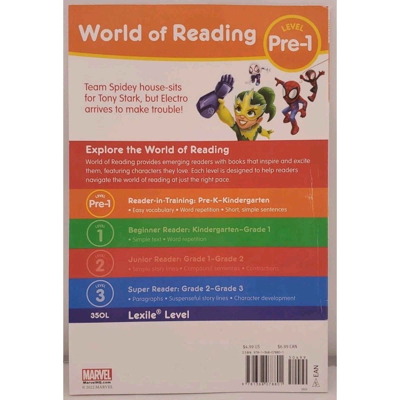 World of Reading: Spidey and His Amazing Friends: Housesitting at Tony's by...