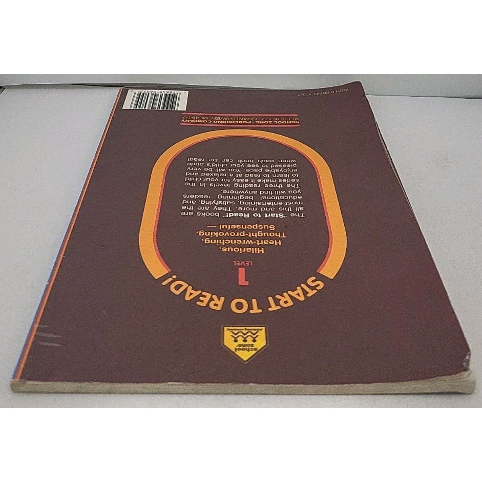 The Fox On The Box Level 1 A School Zone Start To Read Book