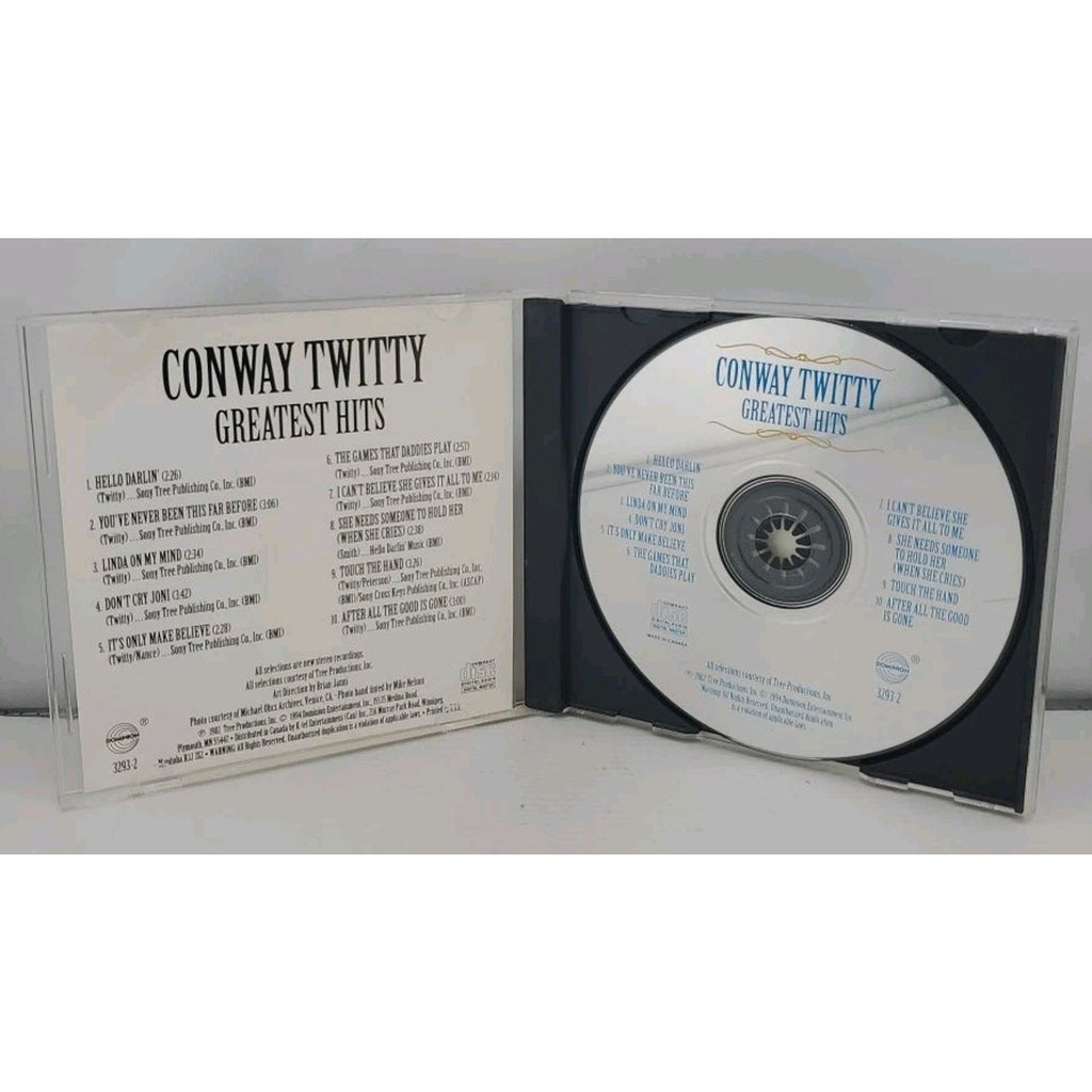 Greatest Hits [Dominion] by Conway Twitty (CD, Nov-1993, K-Tel Distribution)
