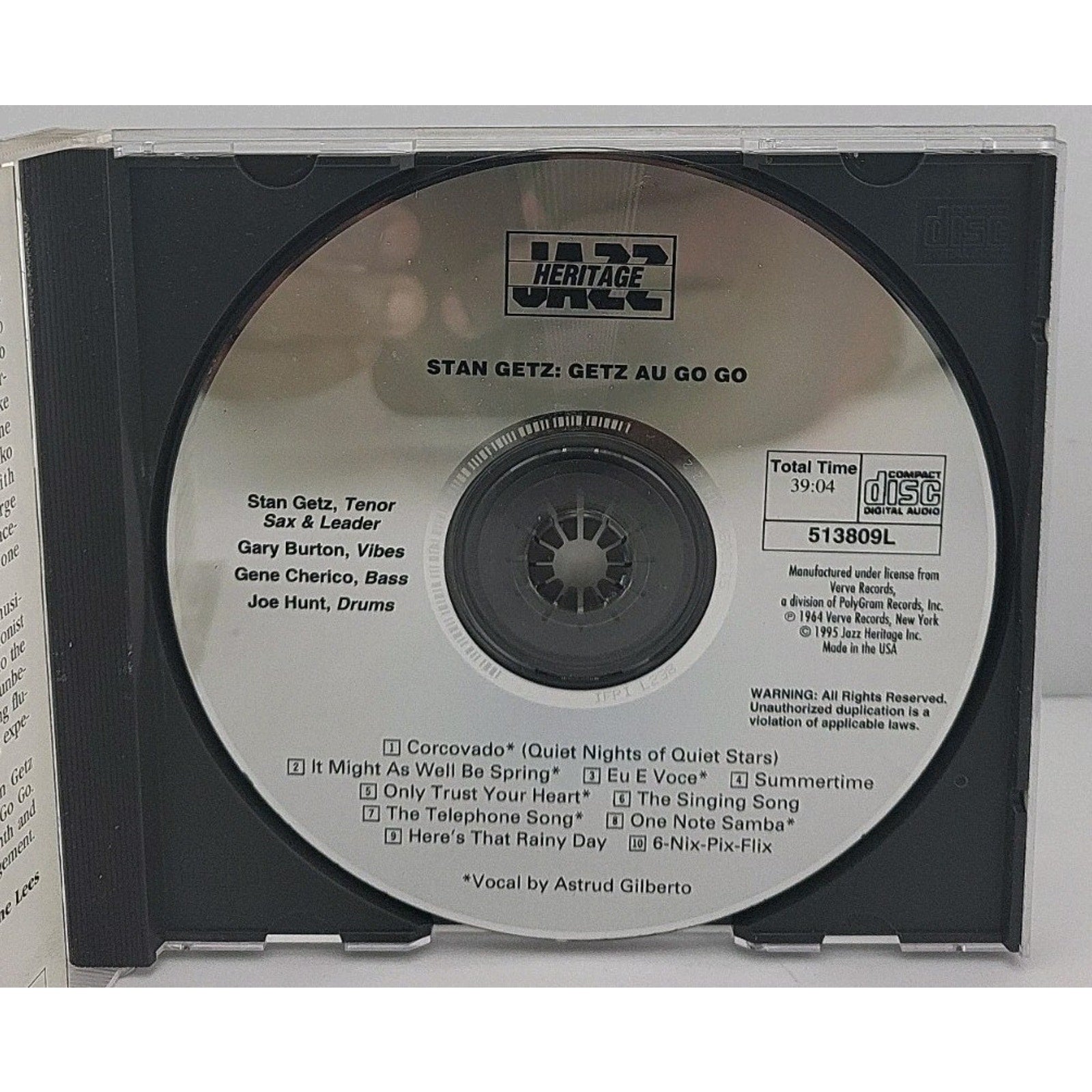 Stan Getz - Getz Au Go Go CD Jazz Heritage