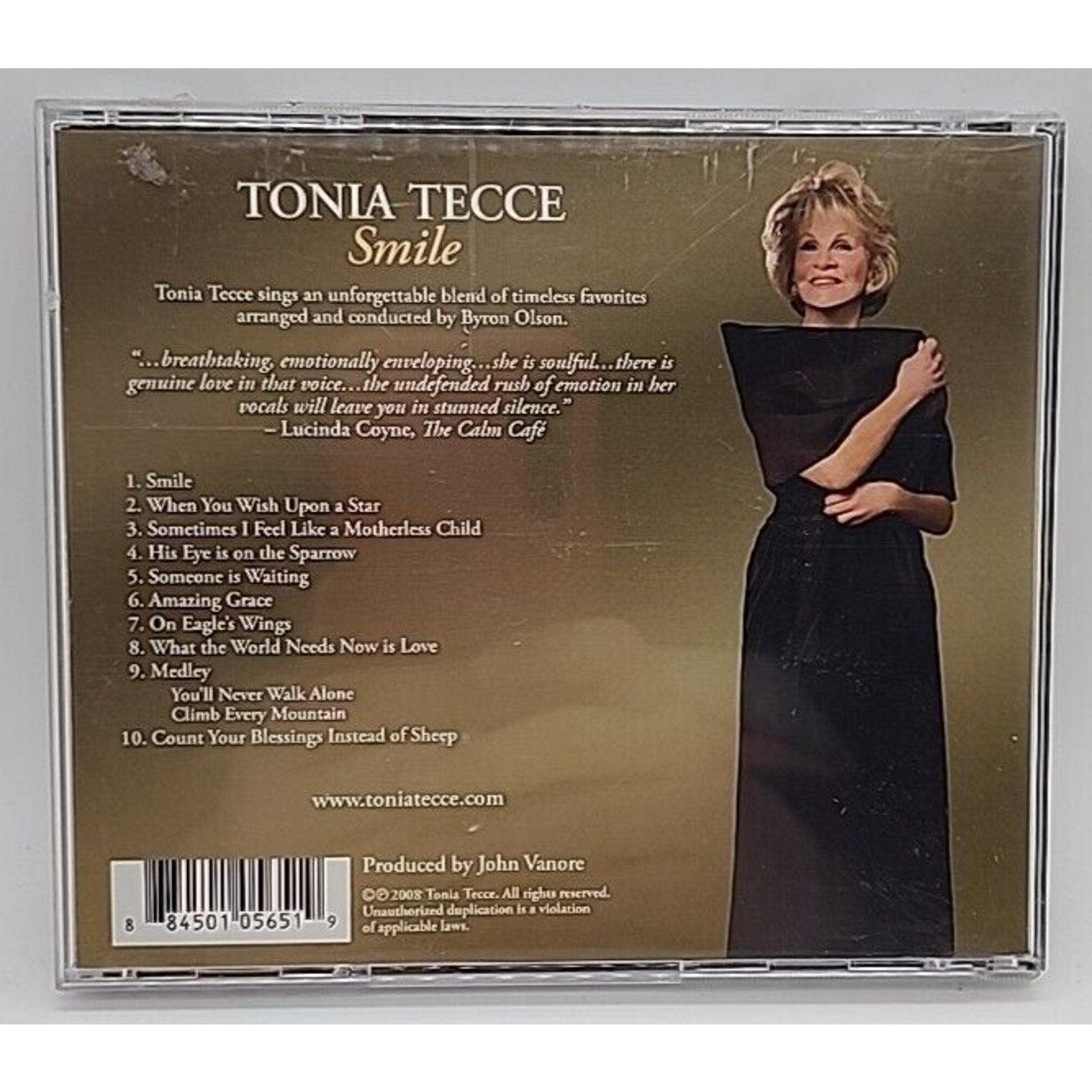 Smile by Tonia Tecce (CD, Mar-2015, Tonia Tecce)