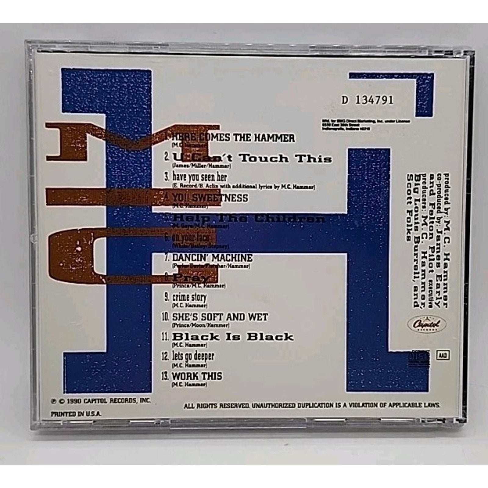 Please Hammer, Don't Hurt 'Em by MC Hammer (CD, Feb-1990, Capitol/EMI Records)