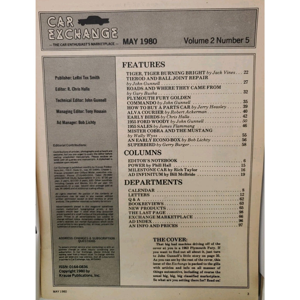 Car Exchange Magazine May 1980
