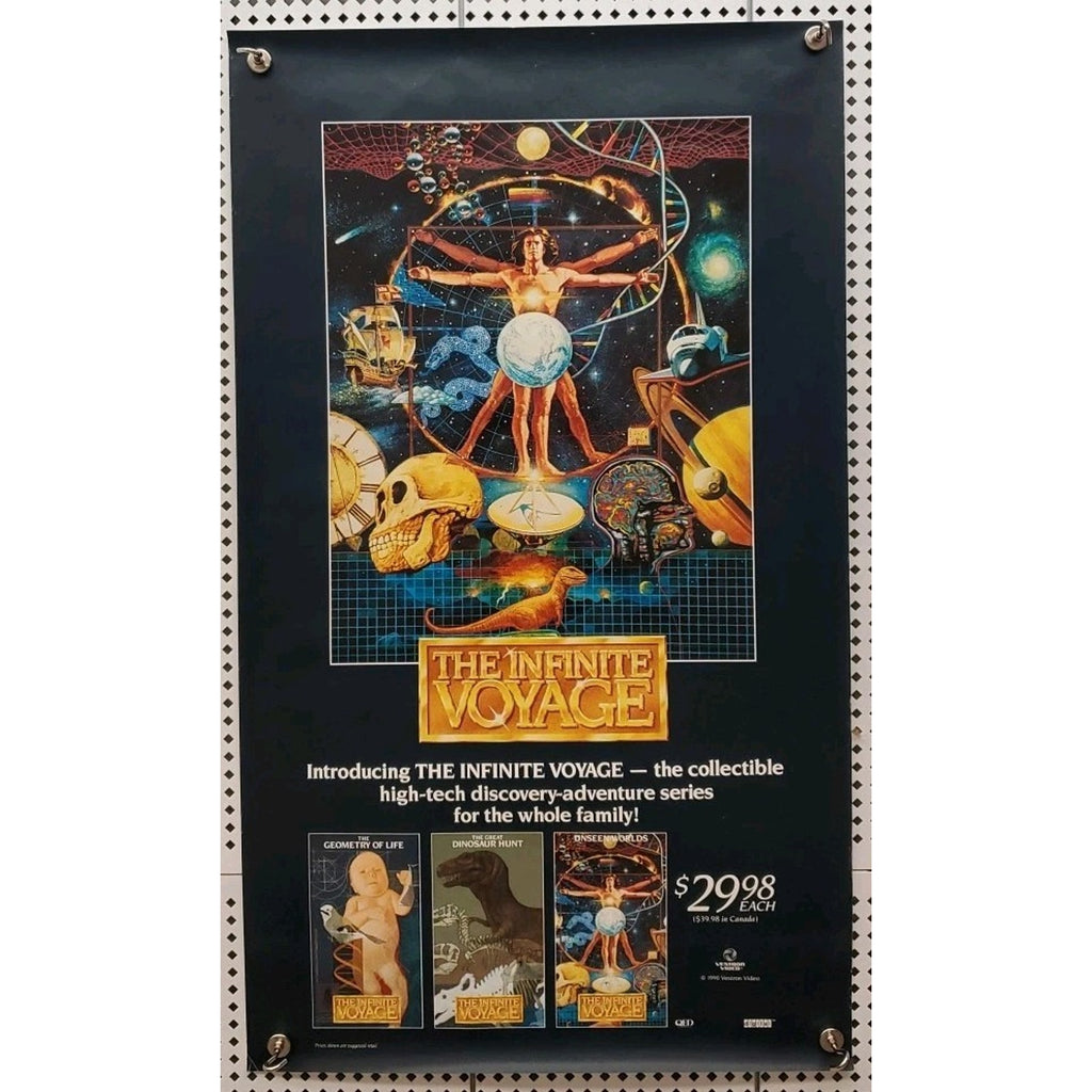 The Infinite Voyage Video Dealer Poster 17x29