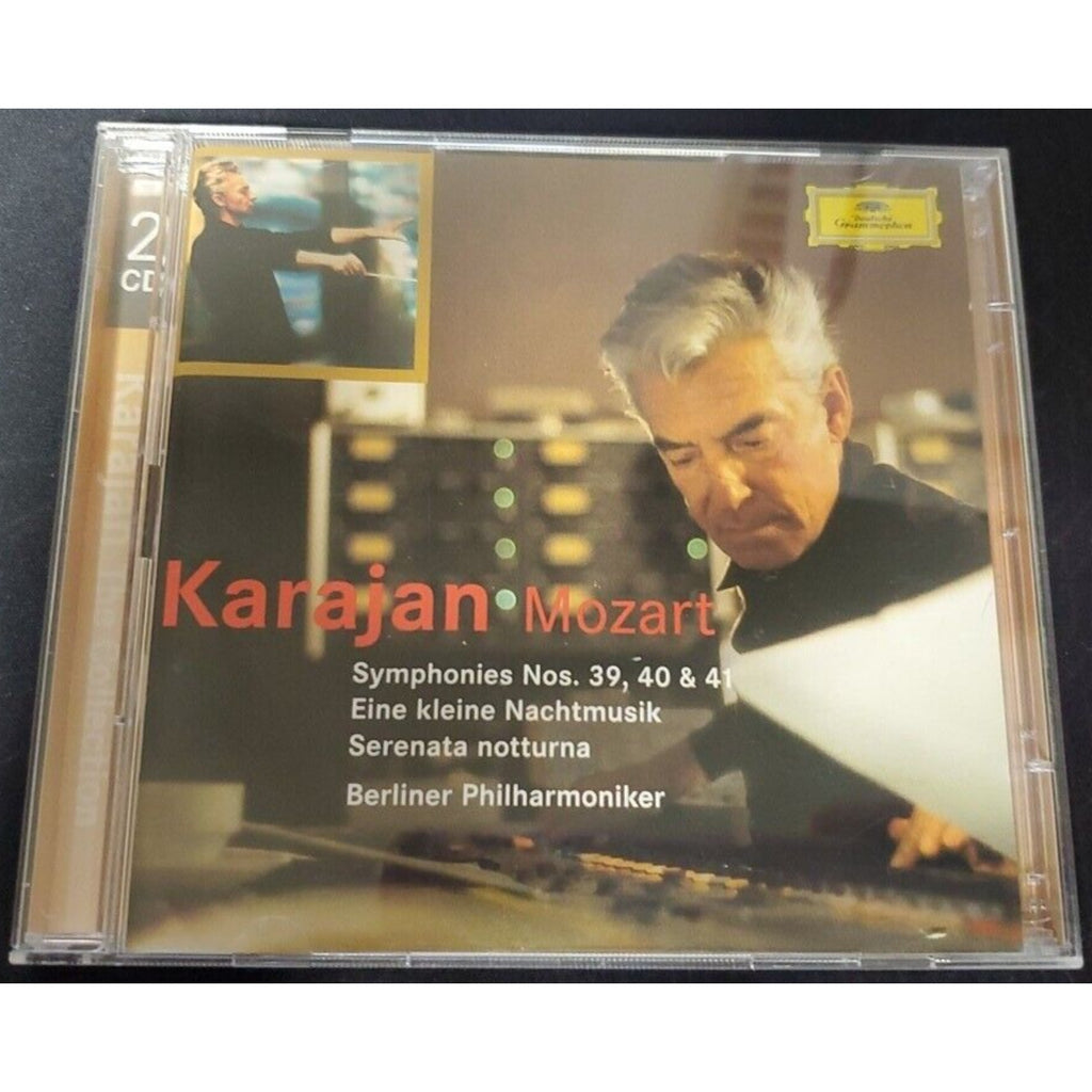 Mozart: Symphonies 39, 40, 41; Herbert von Karajan BPO (CD, 2003, 2 Discs, DG)