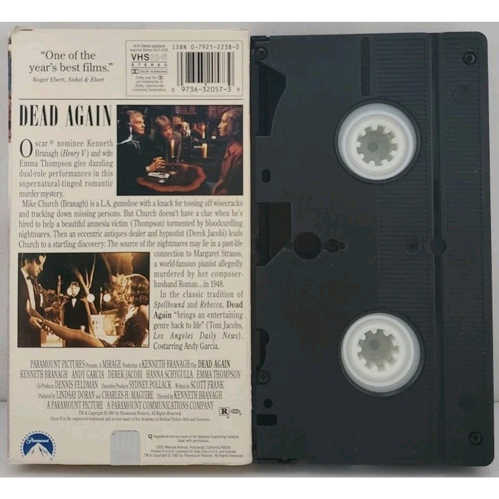 Dead Again (VHS, 1992)