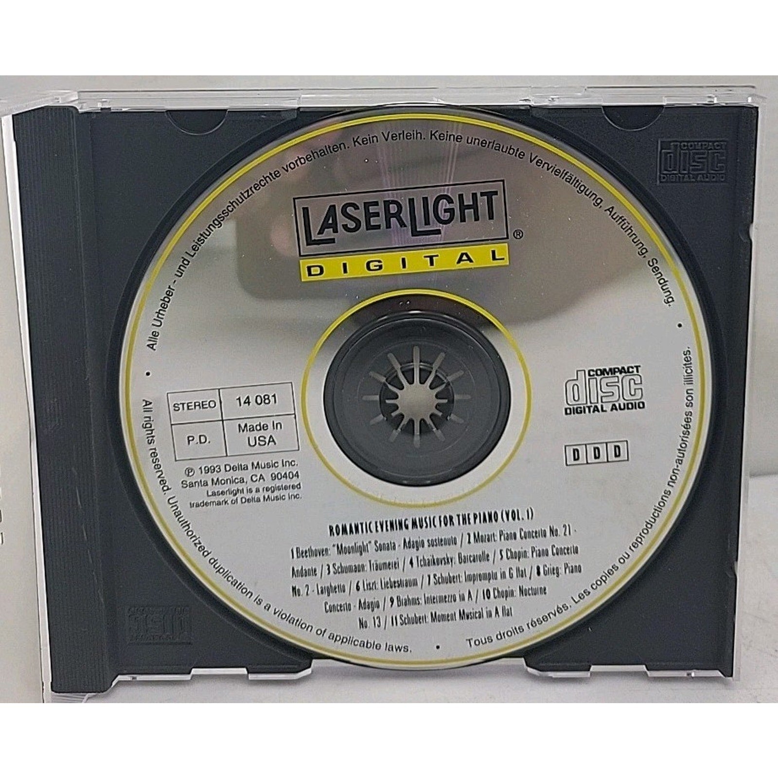 For Piano-Vol. 1 by Various (CD, 1993)