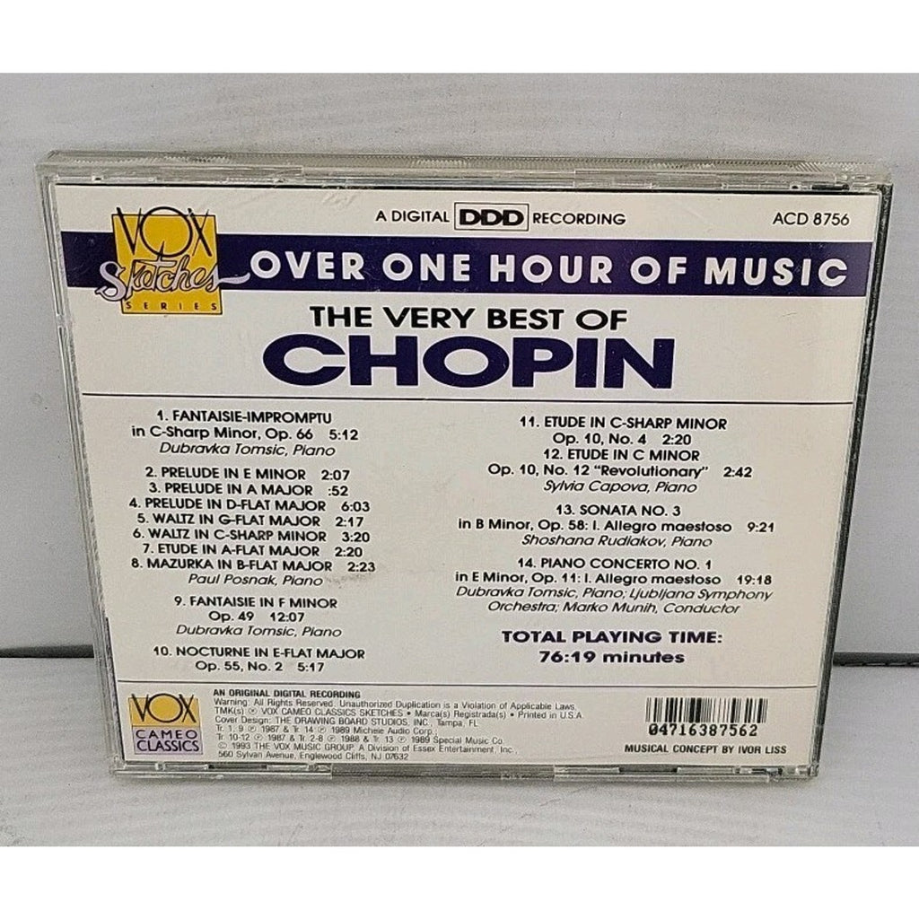 Very Best of by Chopin (CD, 1993)
