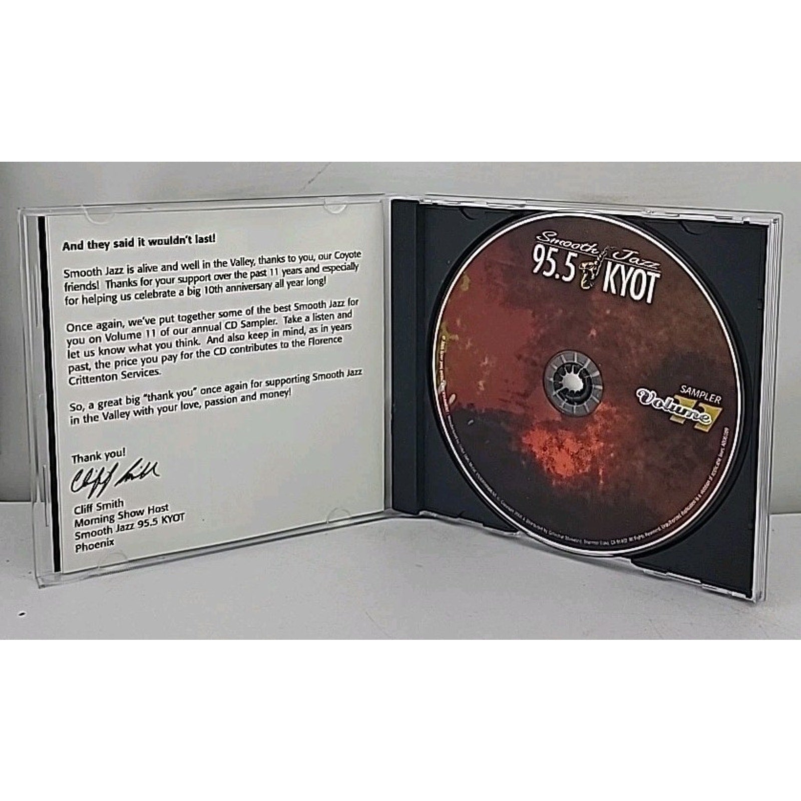 Smooth Jazz ~ 95.5 KYOT ~ Sampler Volume 11 ~ 2005 CD