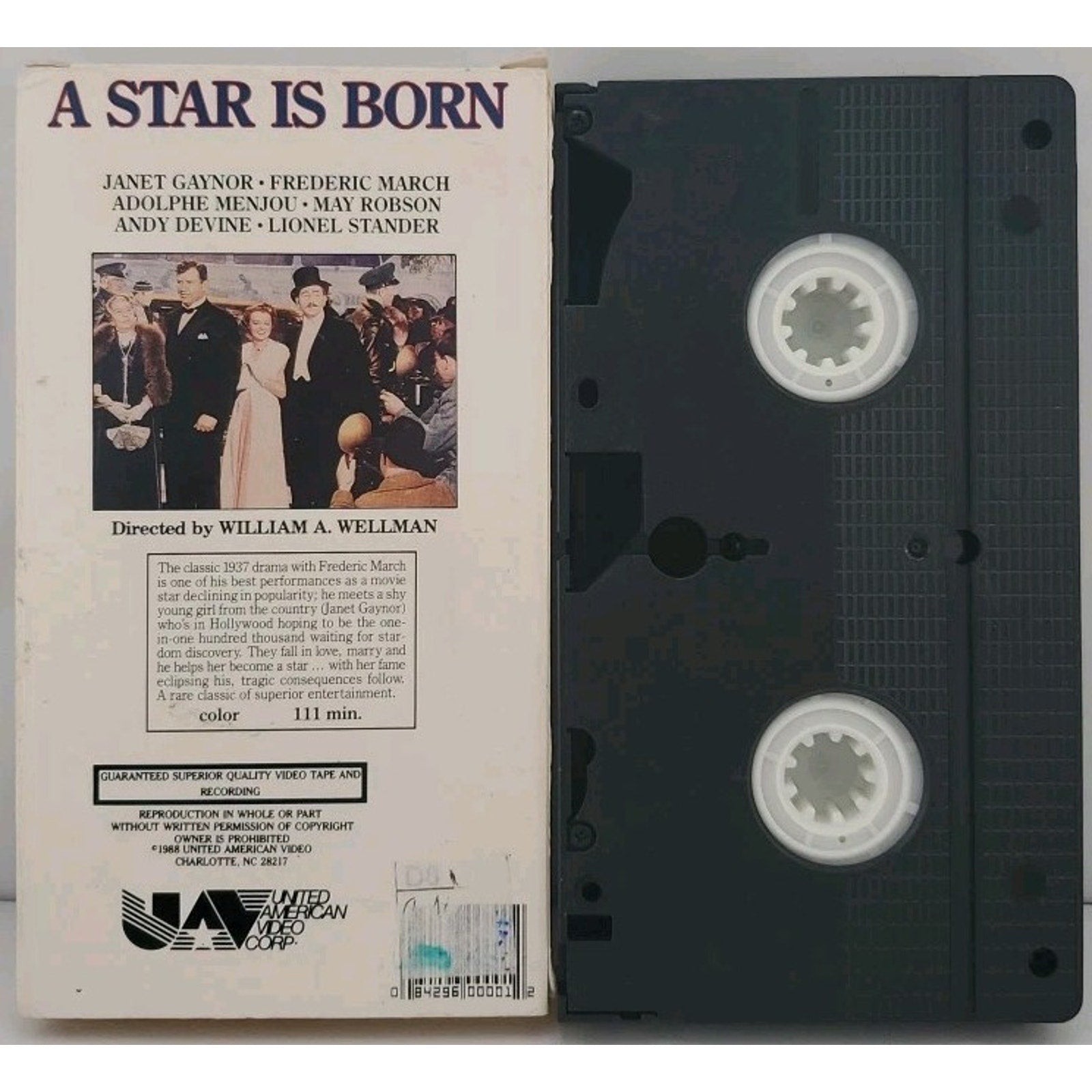 A Star Is Born [1937] VHS starring Janet Gaynor & Frederic March
