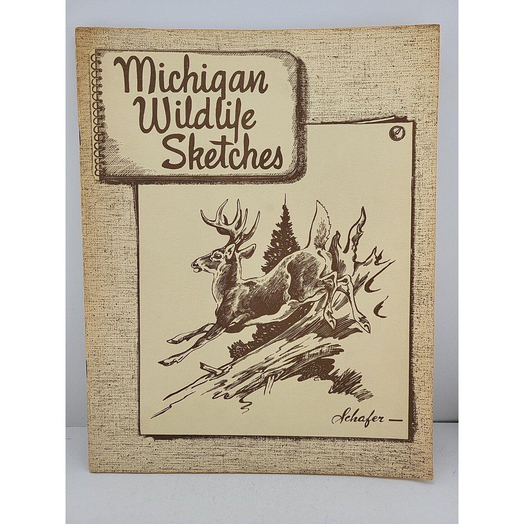 Michigan Wildlife Sketches Native Mammal Michigan Forest Field Chuck Schafer Art