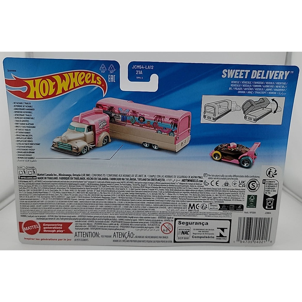 Hot Wheels Super Rigs Sweet Delivery Sweetie’s Donuts