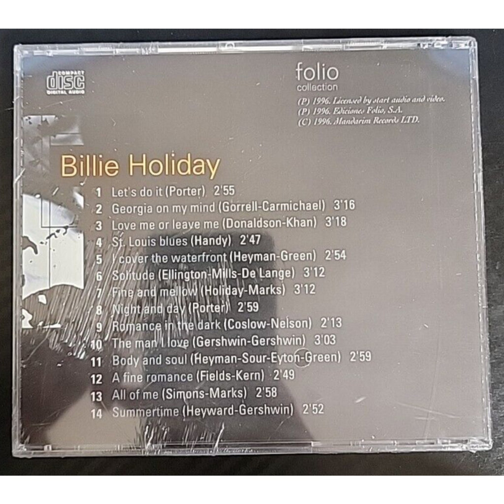 The Jazz Masters 100 Anos De Swing Folio Collection B. Holiday (CD) *Brand New*
