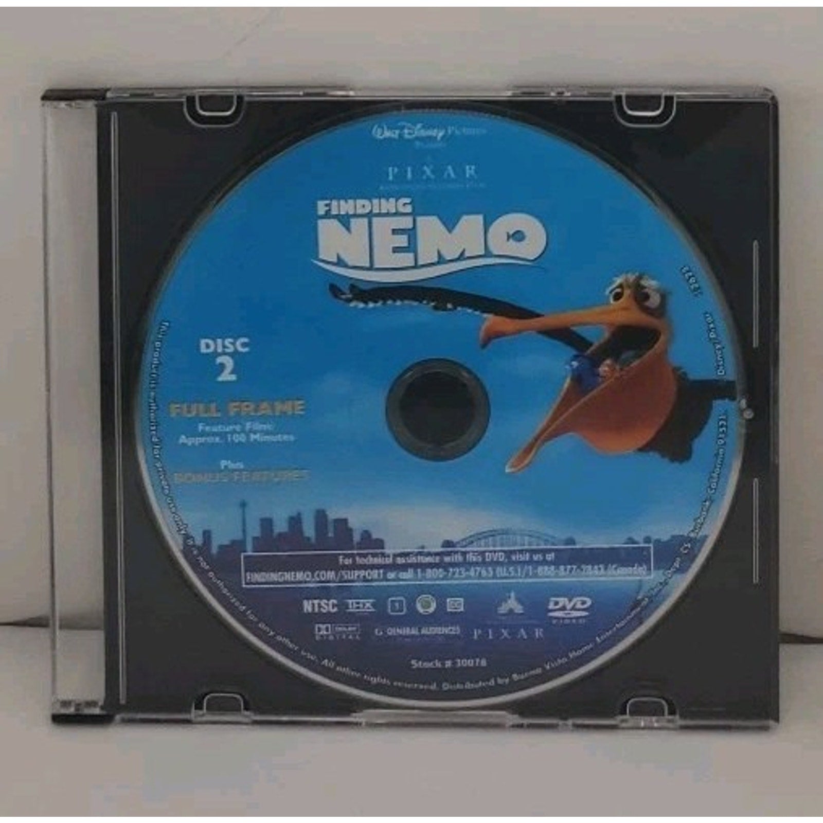 Finding Nemo (DVD, 2003, Disc 2 Only) *Disc Only*