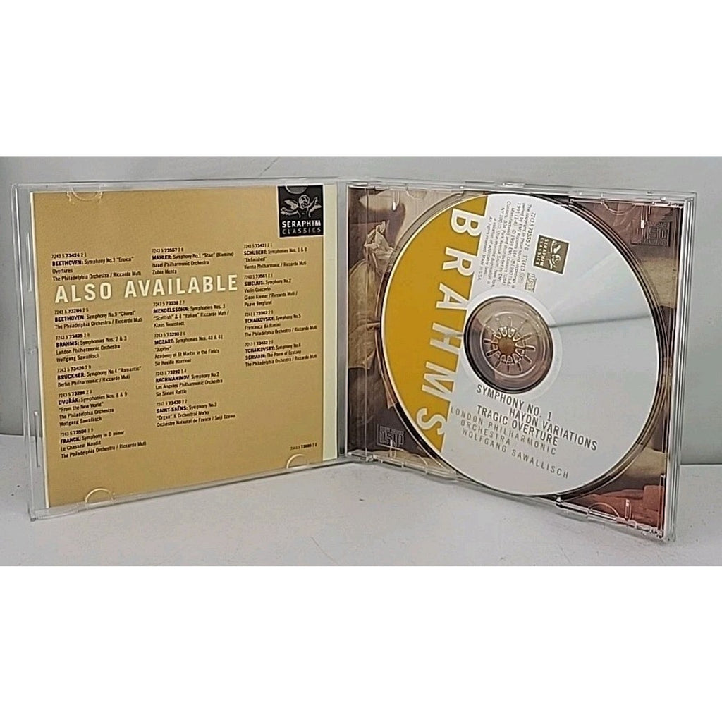 Brahms: Sym.1/Haydn Var. by Wolfgang Sawallisch (CD, 1999)