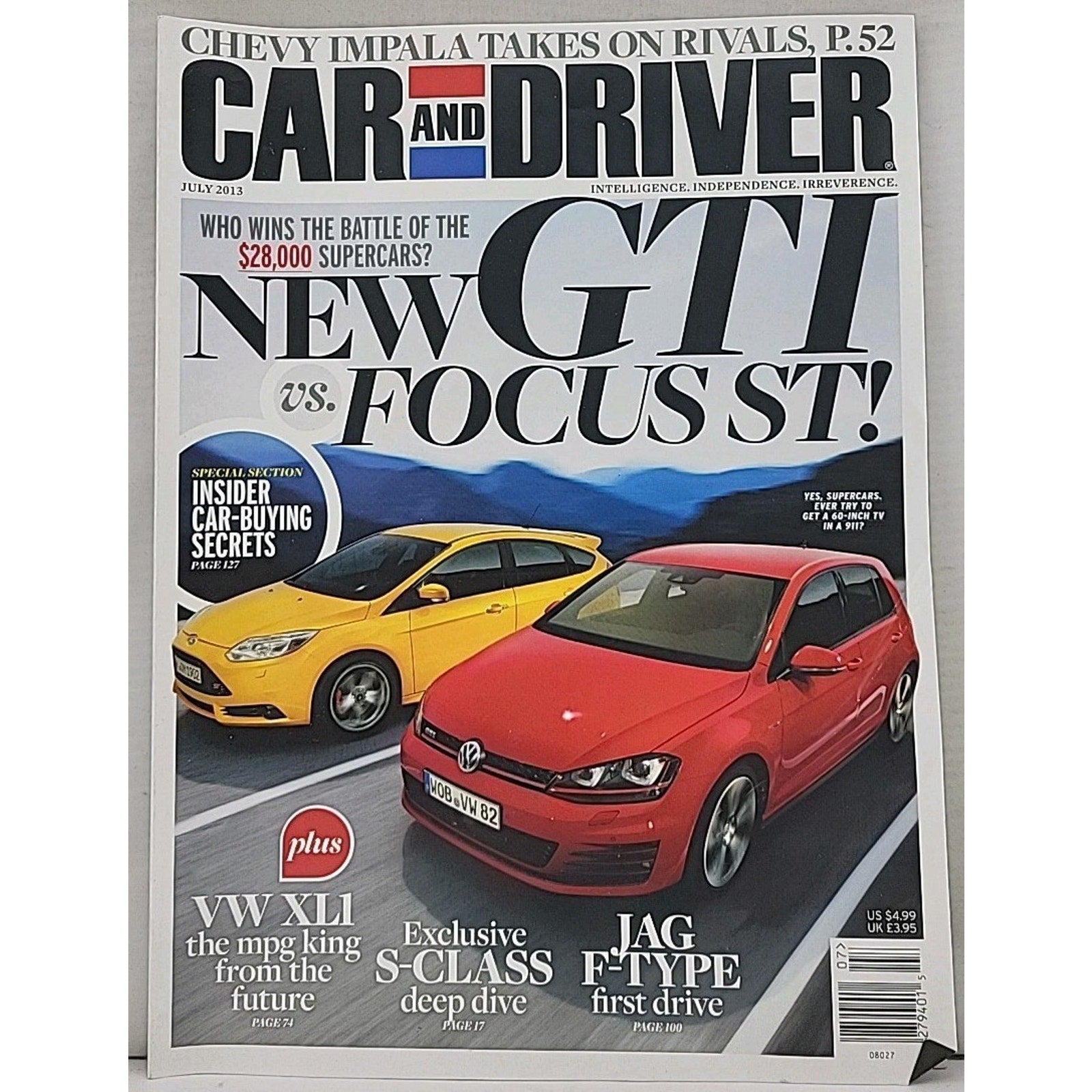 Car And Driver Magazine - July 2013 - Vol. 59 No. 1
