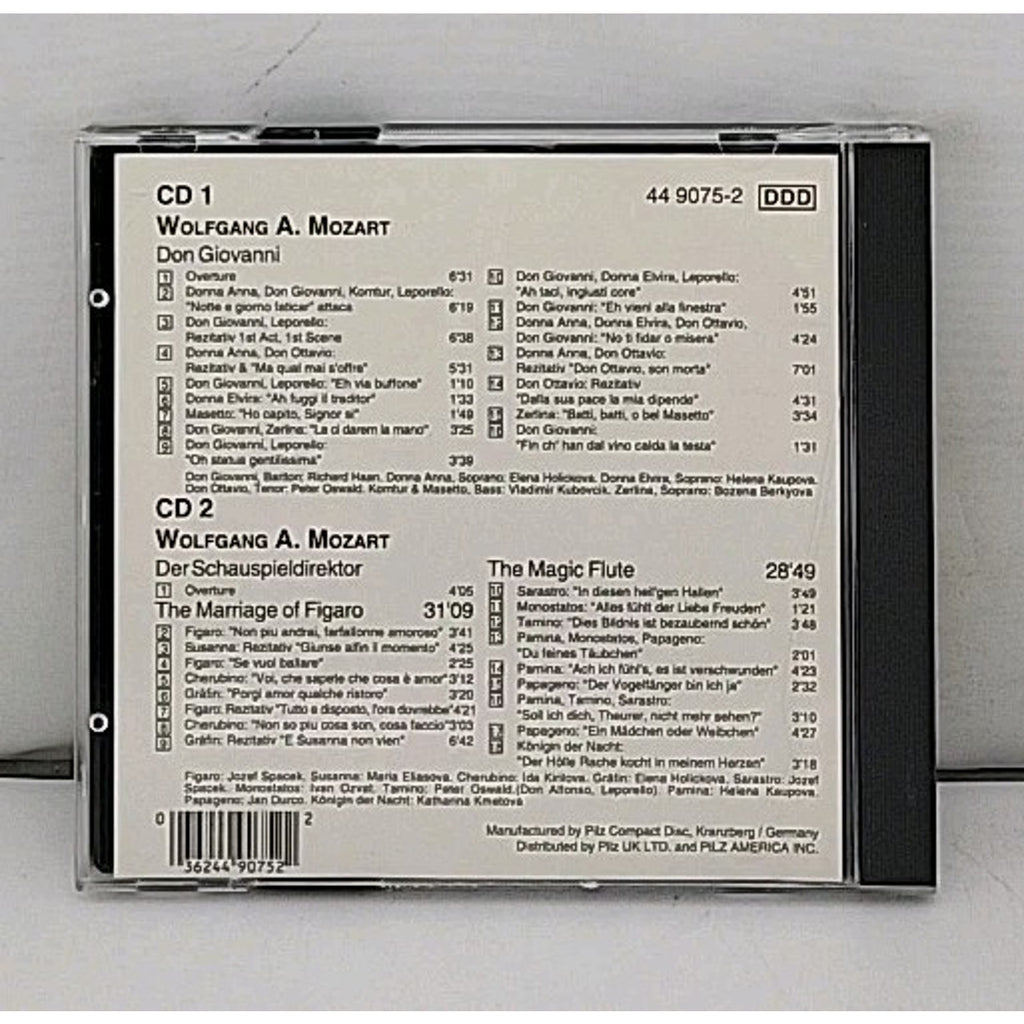 Wolfgang Amadeus Mozart Famous Arias Vol. 1 & 2 CD