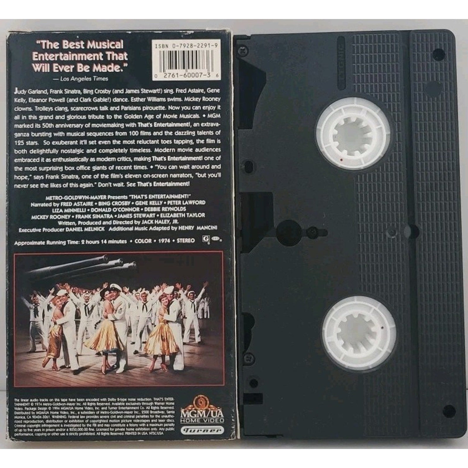 Thats Entertainment (VHS, 1994) WB Sticker