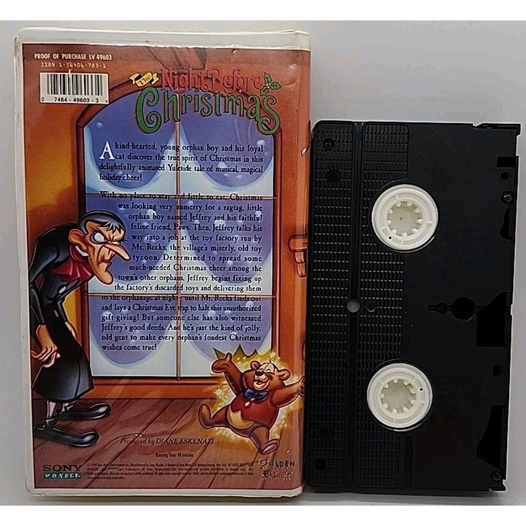 Enchanted Tales - The Night Before Christmas (VHS, 1994)