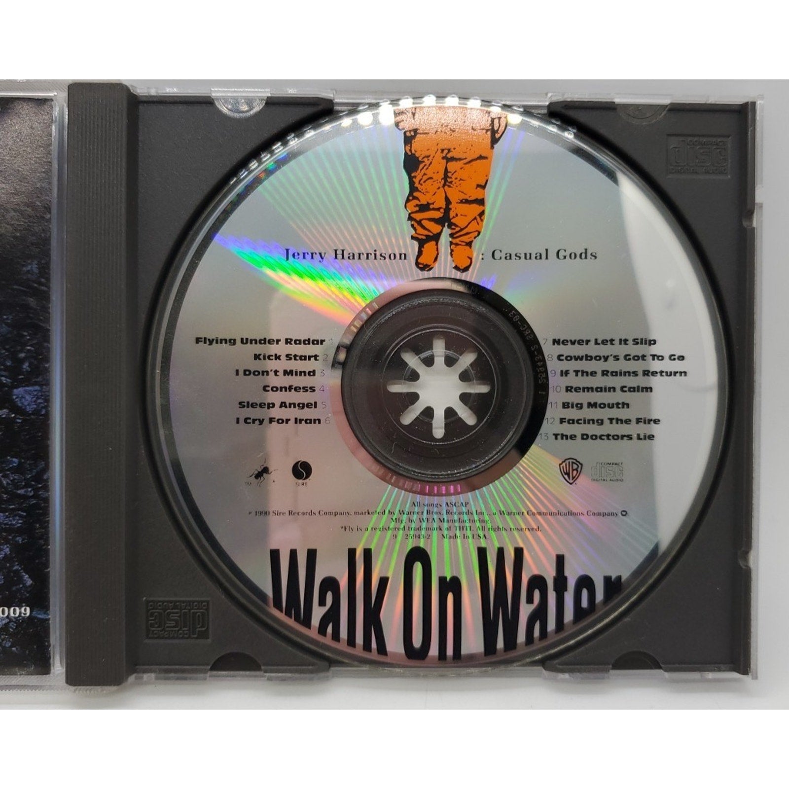 Walk on Water by Jerry Harrison (CD, May-1990, Sire)