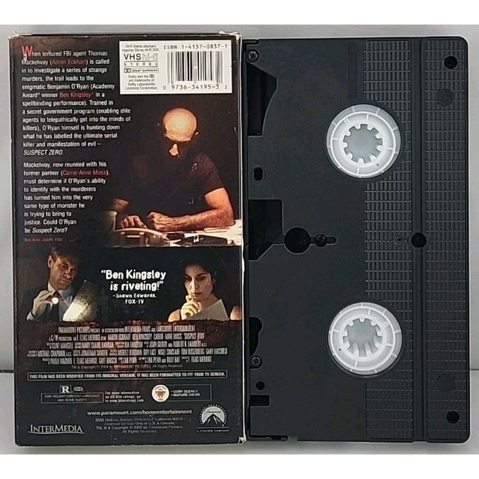Suspect Zero (VHS, 2005)