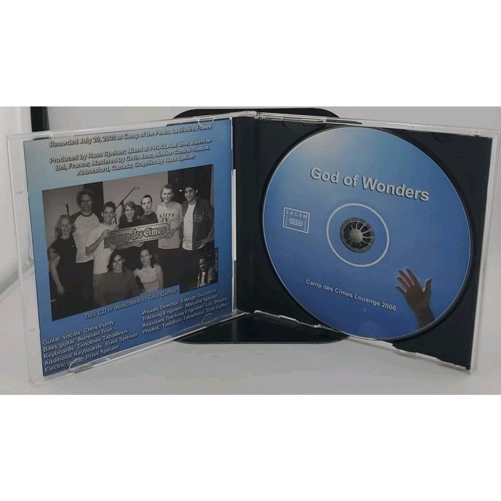 God Of Wonders CD - Camp Des Cimes Louange 2005