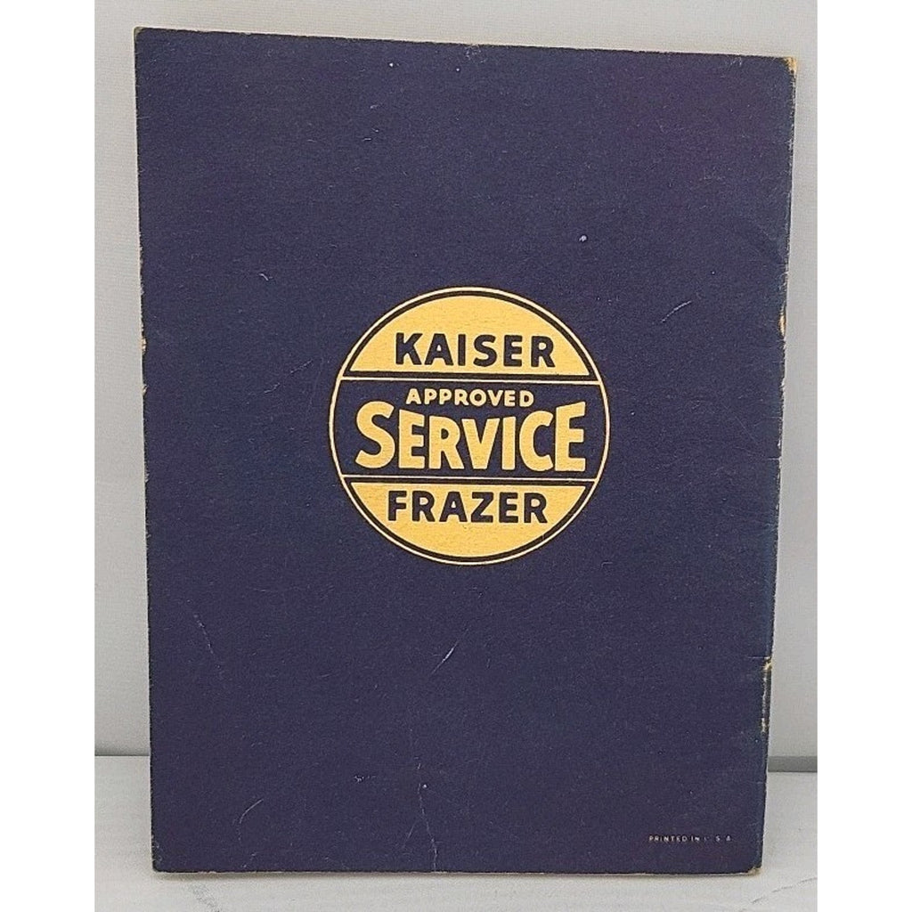 Kaiser Special Owner's Instruction Book