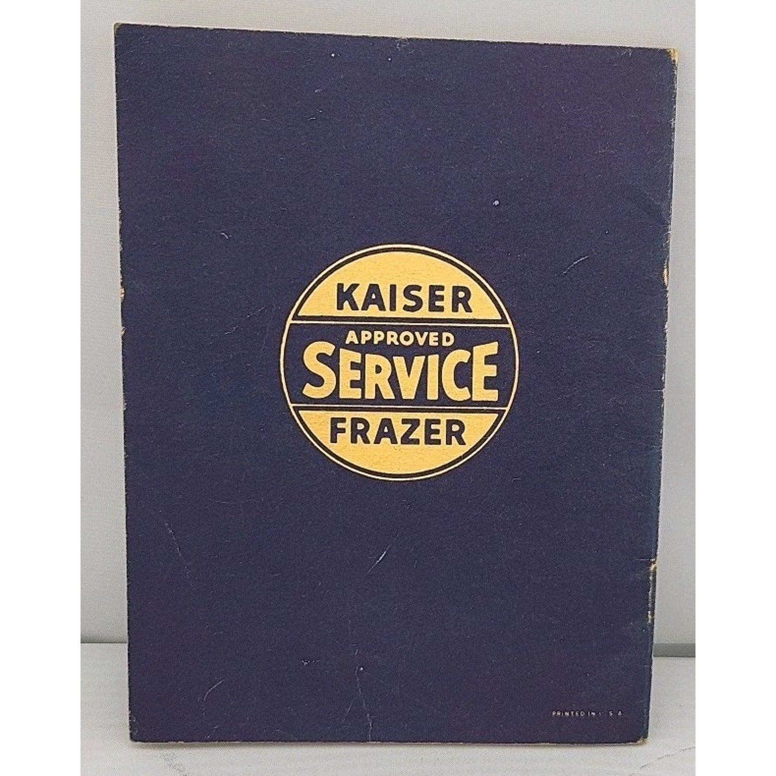 Kaiser Special Owner's Instruction Book